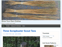 Tablet Screenshot of growyourownclothes.com